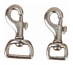 Mousqueton acier carré 