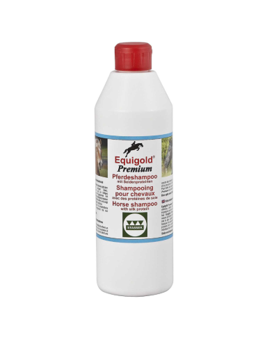 Equigold Prémium shampooing pour chevaux antibactériens