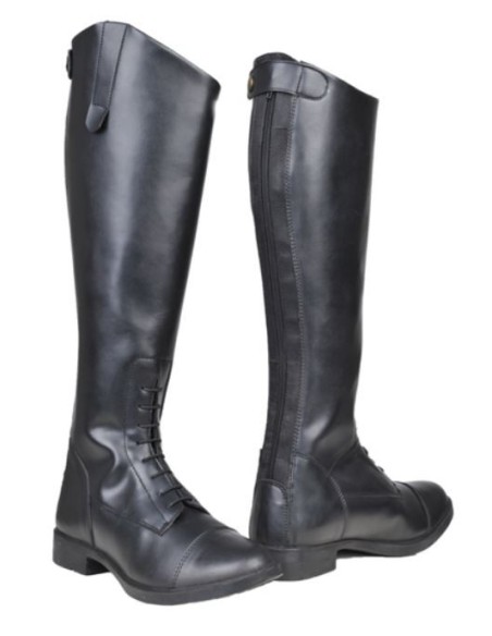 Bottes à lacets cuir synthétique enfants