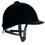 Bombe casque velours norme EN 1384