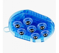 Gant étrille massante et relaxante  Bleu roi