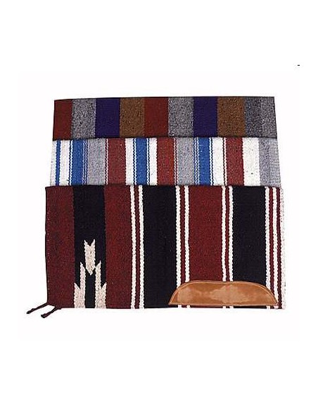 Navajo-Westernteppich Westride Leder