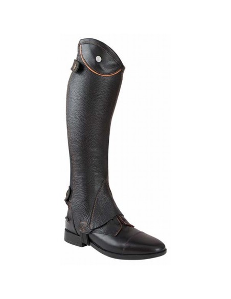 Mini chaps compet luxe TdeT Noir / Marron