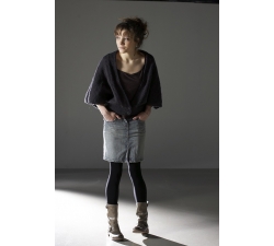 Veste femme Clara Samomaya laine tricoté main