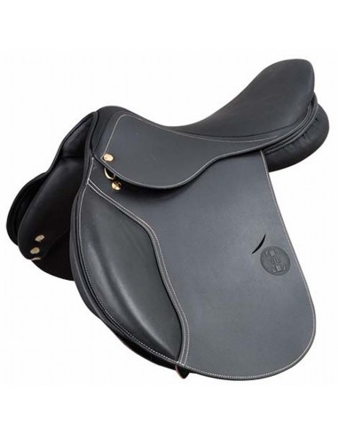 Selle cuir mixte Quercy de TdeT Noir