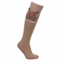 Chaussettes d'équitation HV-Polo 80% coton + élastane Taupe