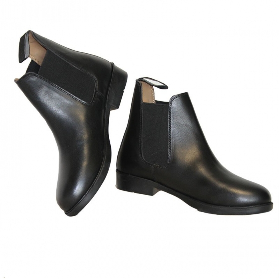 boots cuir equitation