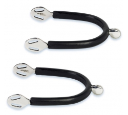 Eperons gainés à molette lisse Steeltec