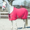 Couverture séchante polaire Horze Kids' and Pony Fuchsia
