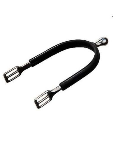 eperons-feeling-polo-inox-gaine-caoutchouc-homme