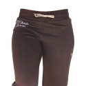 Pantalon jogging pour femme par HV-Polo Marron foncé