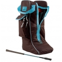 Sac à bottes Equi-Thème Turquoise / Choco