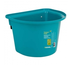 Mangeoire amovible avec crochets de suspension Kerbl pour cheval Aquamarine