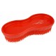 Brosse Hippo-Tonic multifonction Rouge