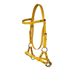 Side Pull biothane jaune