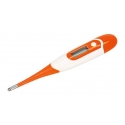 Thermomètre vétérinaire Électronique à sonde flexible Orange