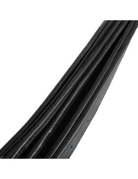 Etrivières cuir très souple doublées noir