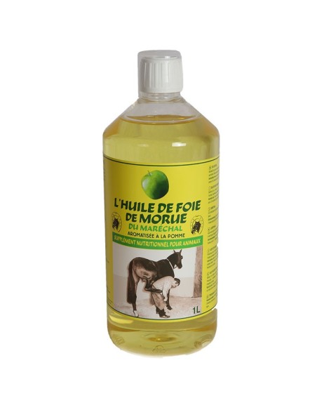 Huile de foie de morue enrichie gout pomme