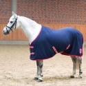Couverture séchante polaire Horze Kids' and Pony Bleu foncé