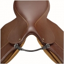 Poignée de selle Courroie de maintien et de montoir Marron