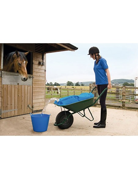 Récipient d'eau pour brouette H2GoBag pour l'écurie et pâturage