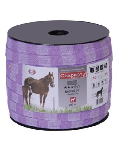 Ruban pour cloture 20mm 200 mètres Racing Chapron