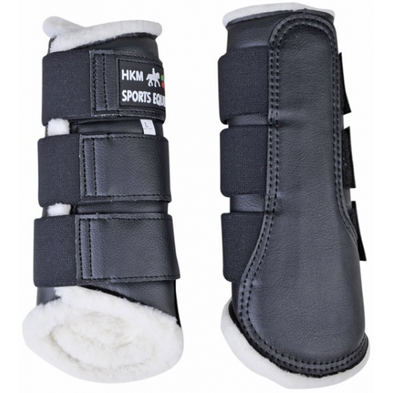 Guêtres Confort HKM Noir / Blanc