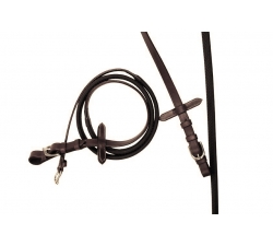 Rênes pour cheval cuir/caoutchouc Kavalkade | La sellerie de Maé Rênes pour cheval cuir/caoutchouc Kavalkade | La sellerie de Maé
