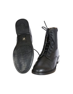 Boots d'équitation cuir à lacets et fermeture éclair  36 à 44 2