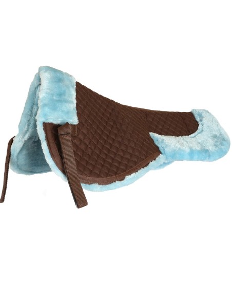 Amortisseur contour de selle DMH Equitation Marron / Ciel