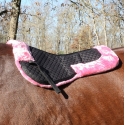 Amortisseur contour de selle DMH Equitation Noir / Rose