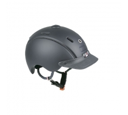 Casque D'équitation Avec Plume - Norme EN1384, Harnais 3 Points, Visière, Ventilation, Doublure Lavable