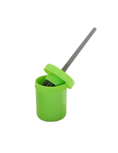 Pinceau sabot couleur avec boite Vert Fluo