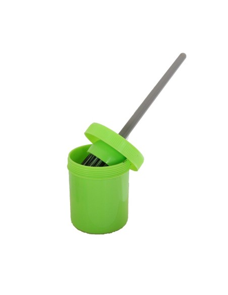 Pinceau sabot couleur avec boite Vert Fluo