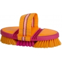 Brosse de pansage souple Flexi Impulz Imperial Rding Corail