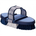 Brosse de pansage souple Flexi Impulz Imperial Rding Bleu ciel / Marine