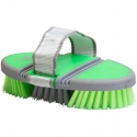 Brosse de pansage souple Flexi Impulz Imperial Rding Vert Fluo