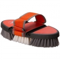 Brosse de pansage souple Flexi Impulz Imperial Rding Orange / Gris