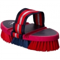 Brosse de pansage souple Flexi Impulz Imperial Rding Rouge