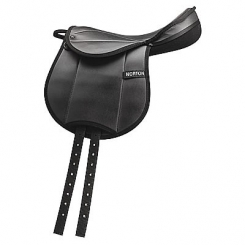 Selle Western Enfant Vintage - Taille 12 Pouces - Cuir Brun - Pour Poney Ou Ranch