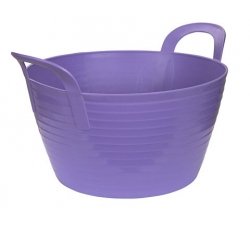 Seau flexible d'écurie Flexiseau FlexBag à poignées 12 litres Lilas