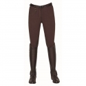 Pantalon d'équitation confort bi-extensible HKM Marron foncé