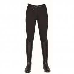 Pantalon d'équitation confort bi-extensible HKM Noir