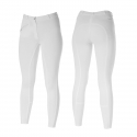 Culotte d'équitation Horze Active à fond silicone, femme Blanc