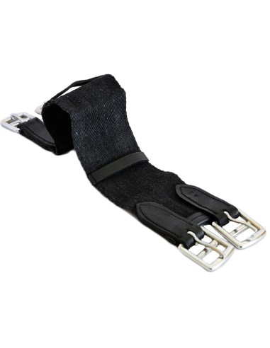 Sangle coton et cuir par DHM Equitation