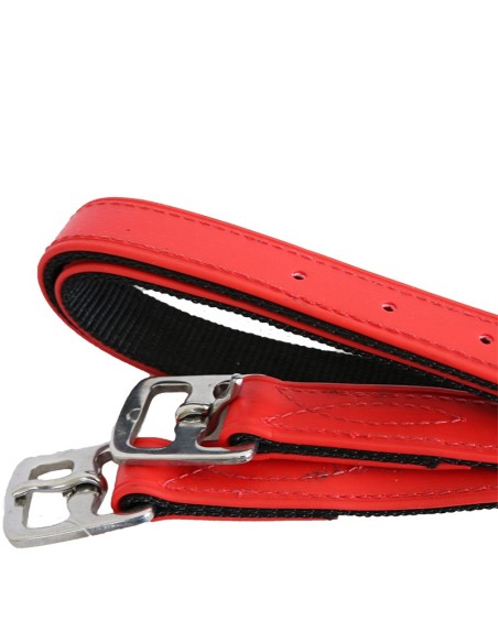 Etrivières biothane Colors DHM Equitation Rouge