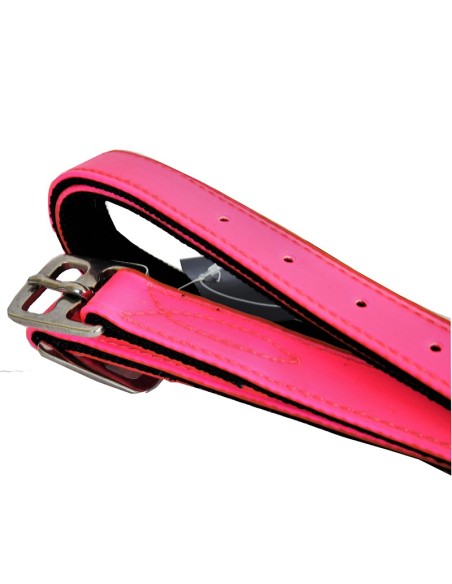 Etrivières biothane Colors DHM Equitation Rose fluo