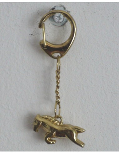 Porte-clés bijoux en forme de cheval Or
