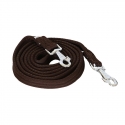 Rènes matelassés par DMH Equitation HAVANE