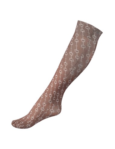 Chaussettes fines imprimés Horze Amira Noir / Gris